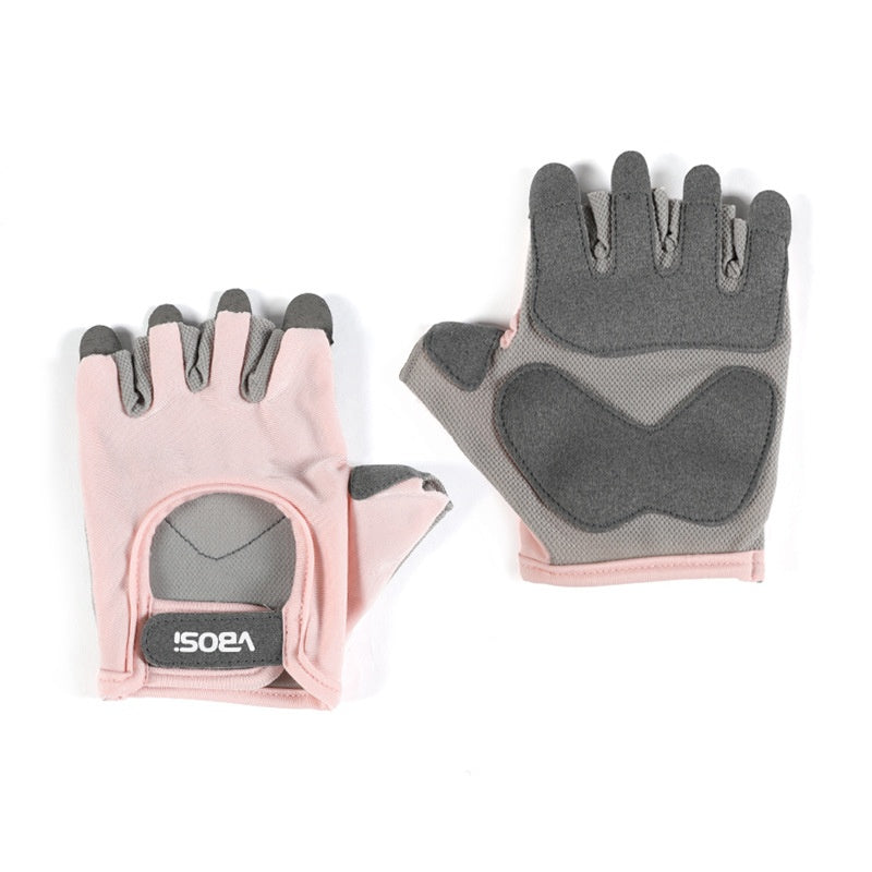VBOSI 6204V Breathable Fitness Gloves Anti-Slip Half Finger Gym Workout Gloves for Weightlifting Cycling