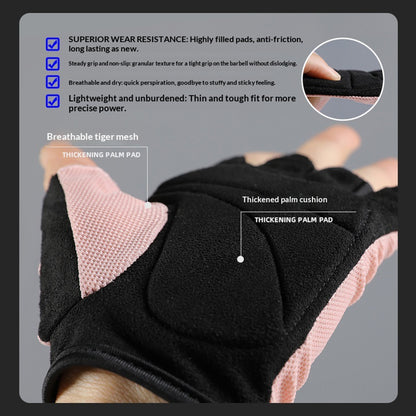 VBOSI 4104V Half Finger Cycling Gloves Breathable Anti-slip Training Gloves for Sports Workout Gym
