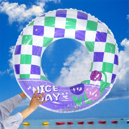 YX-001 10-15 Years Old Children Swimming Ring Inflatable Outdoor Pool PVC Float Swimming Ring (No Handle)