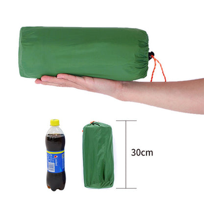 200x120CM Camping TPU Sleeping Mat Inflatable Sleeping Pad with Pillow for 2 People Backpacking, Tent, Hiking