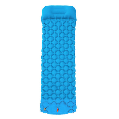 40D Nylon+TPU Moisture-proof Sleeping Mat Foot Press-type Inflation Air Mattress Camping Tent Pad