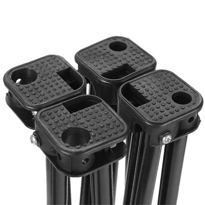 Size L Portable Folding Chair Metal+Oxford Cloth Outdoor Camping Fishing Backrest Chair