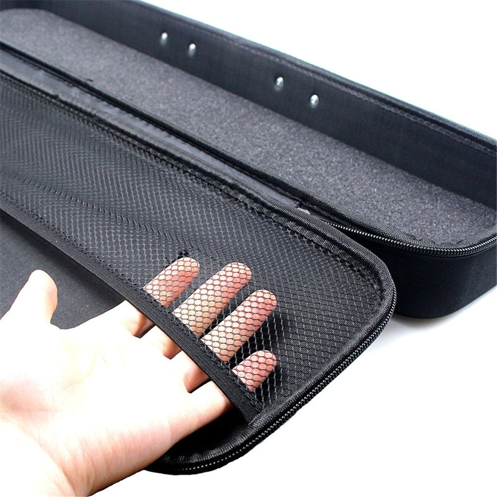 JSFUN 61.5x15x7cm Fishing Rod Storage Bag Shock-Absorbed EVA Hardshell Case for Fishing Tools