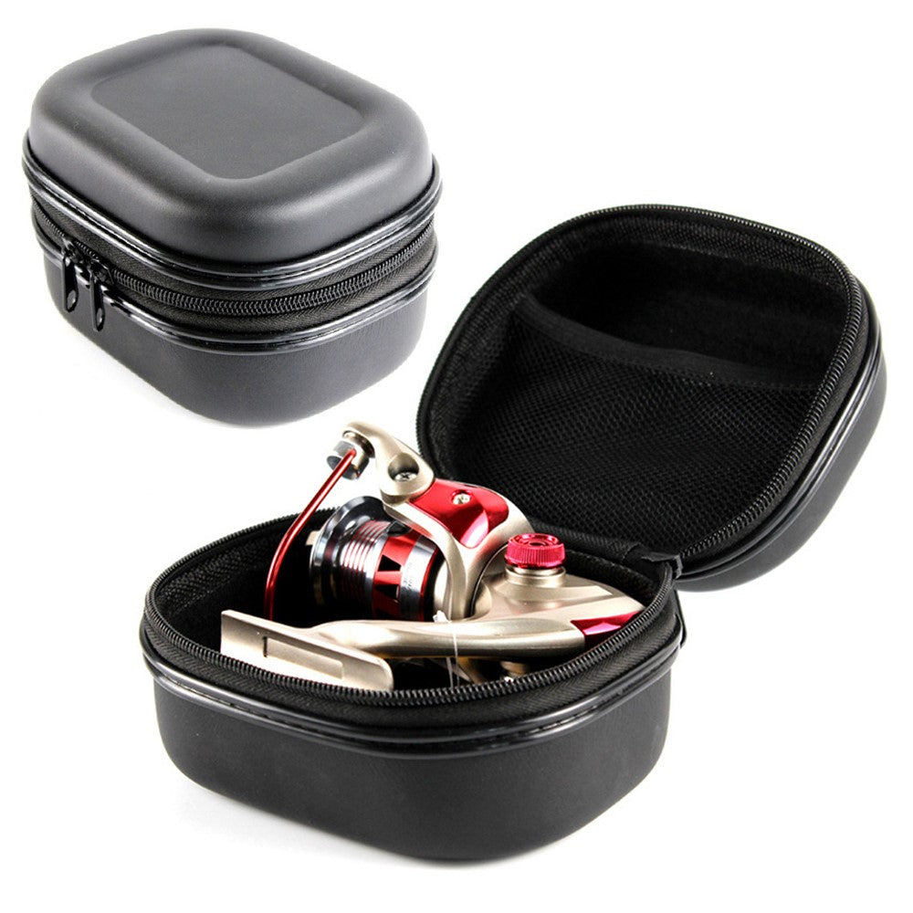 JSFUN FB20 15.5x12x9cm Fishing Reel Protective Case EVA Hardshell Bag for Fishing Accessories Tackles