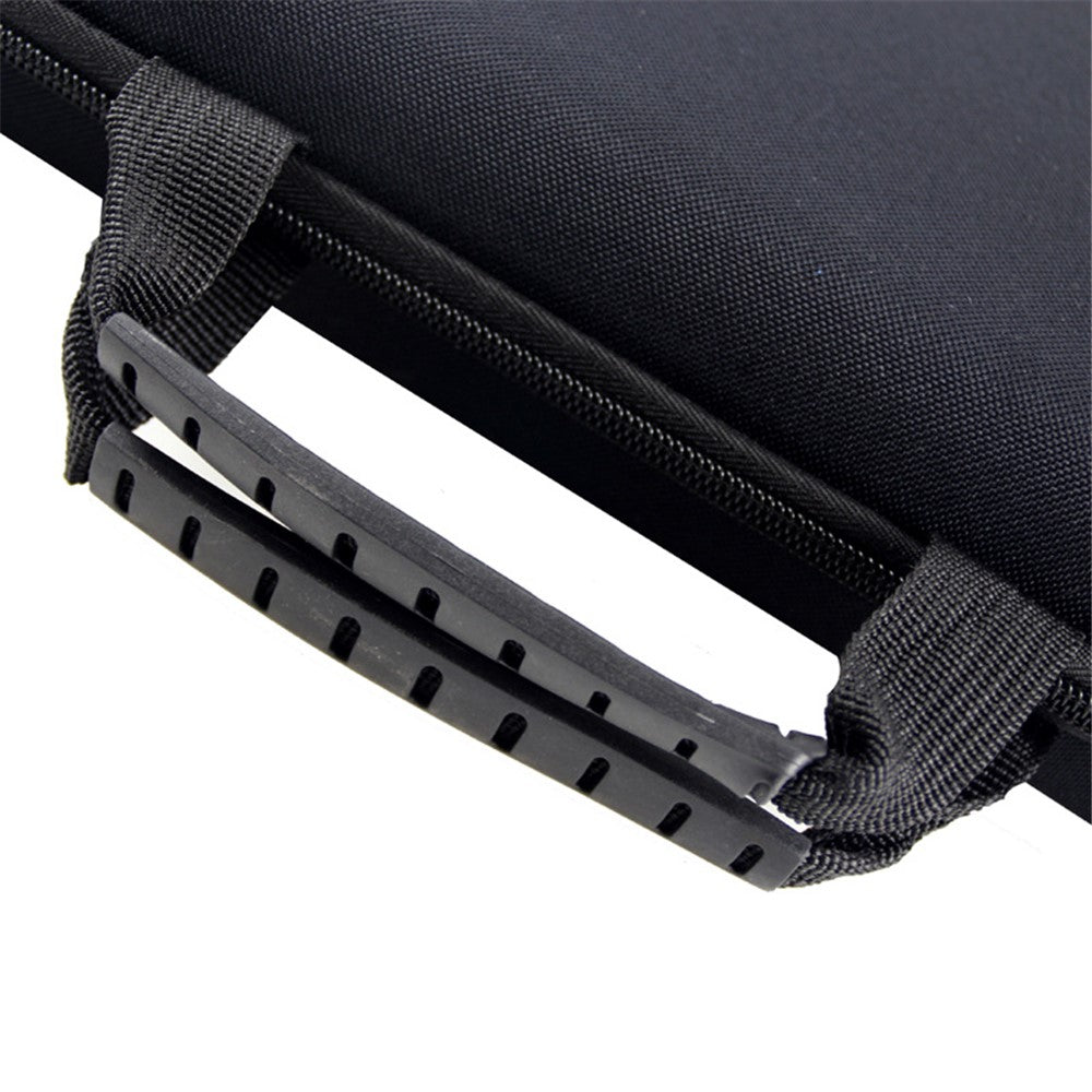 JSFUN 43.5x21.5x6cm EVA Fishing Rod Reel Bag Fishing Tool Storage Pouch with Slotted Sponge Lining