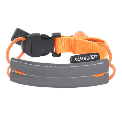 Adjustable Reflective Leg Straps Cycling Pants Cuffs Safety Bands for Road Mountain Bike Night Running
