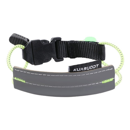 Adjustable Reflective Leg Straps Cycling Pants Cuffs Safety Bands for Road Mountain Bike Night Running