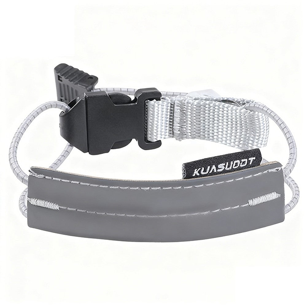 Adjustable Reflective Leg Straps Cycling Pants Cuffs Safety Bands for Road Mountain Bike Night Running