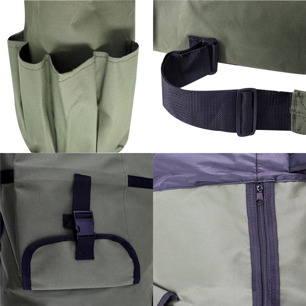 KG0007 Cylindrical Fishing Pole Holder Bag 600D Oxford Cloth Portable Fishing Rod Organizer Bag