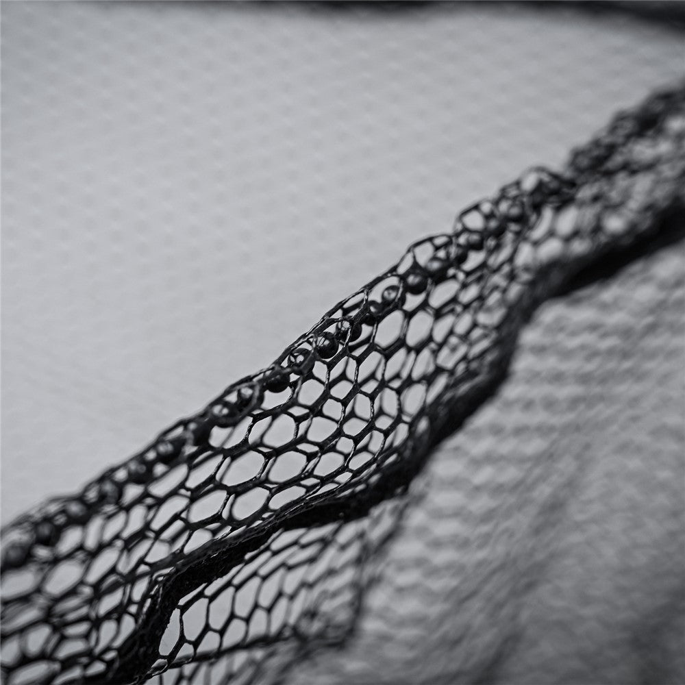 LEO 28036 30cm Portable Fish Landing Net Foldable Triangular Nylon Fishing Dip Net