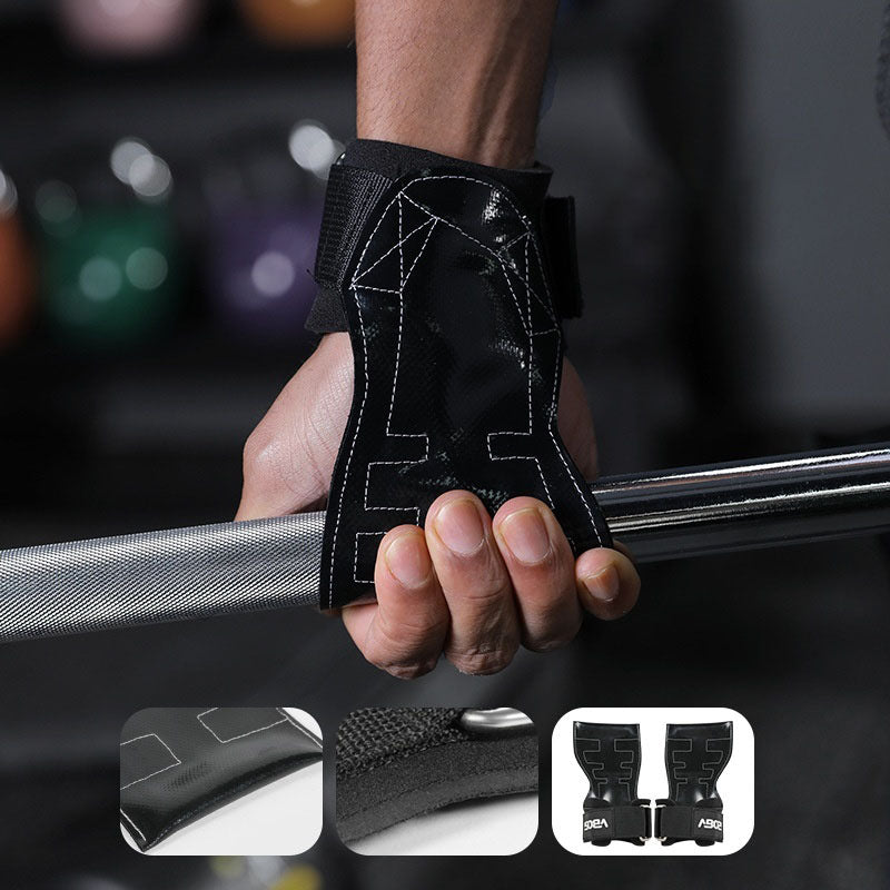 VBOSI 4304V 1 Pair Lifting Straps Weightlifting Grips Magic Tape Wrist Support for Gym Training