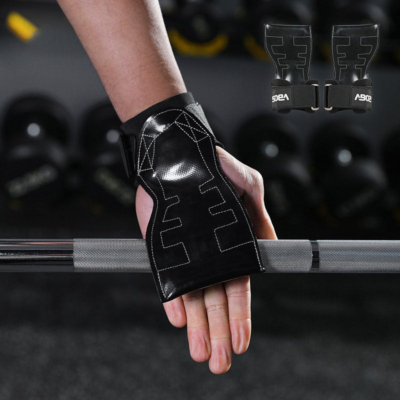 VBOSI 4304V 1 Pair Lifting Straps Weightlifting Grips Magic Tape Wrist Support for Gym Training