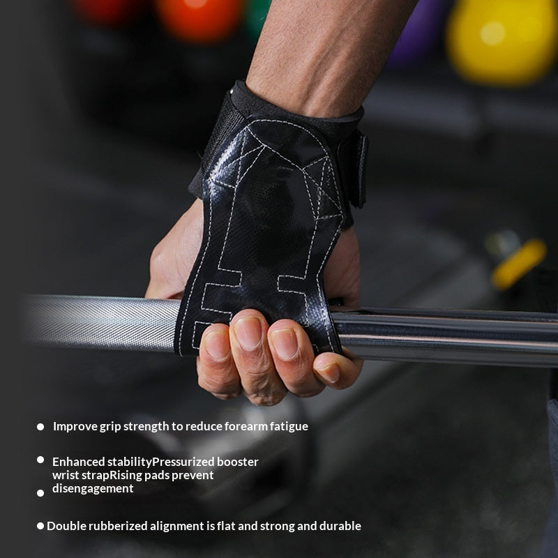 VBOSI 4304V 1 Pair Lifting Straps Weightlifting Grips Magic Tape Wrist Support for Gym Training