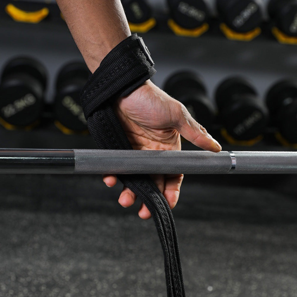 VBOSI 0404V 1 Pair Lifting Straps 6mm Padded Gym Wrist Wraps Anti-Slip Weight Lifting Grips for Deadlift Pull-ups