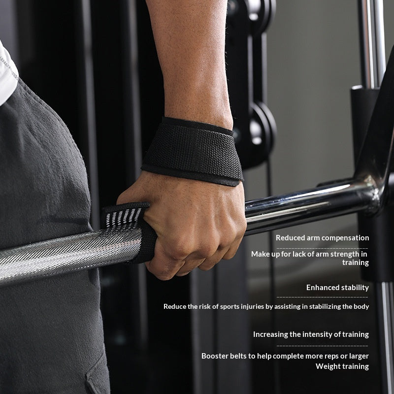 VBOSI 8304V 1 Pair Lifting Straps Anti-Slip Hand Grip Wraps for Deadlifts Powerlifting Workouts Strength Training