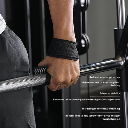 VBOSI 8304V 1 Pair Lifting Straps Anti-Slip Hand Grip Wraps for Deadlifts Powerlifting Workouts Strength Training