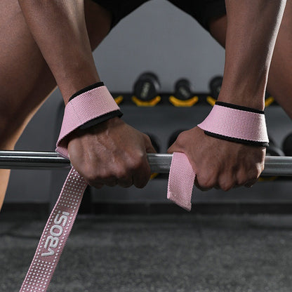 VBOSI 8304V 1 Pair Lifting Straps Anti-Slip Hand Grip Wraps for Deadlifts Powerlifting Workouts Strength Training