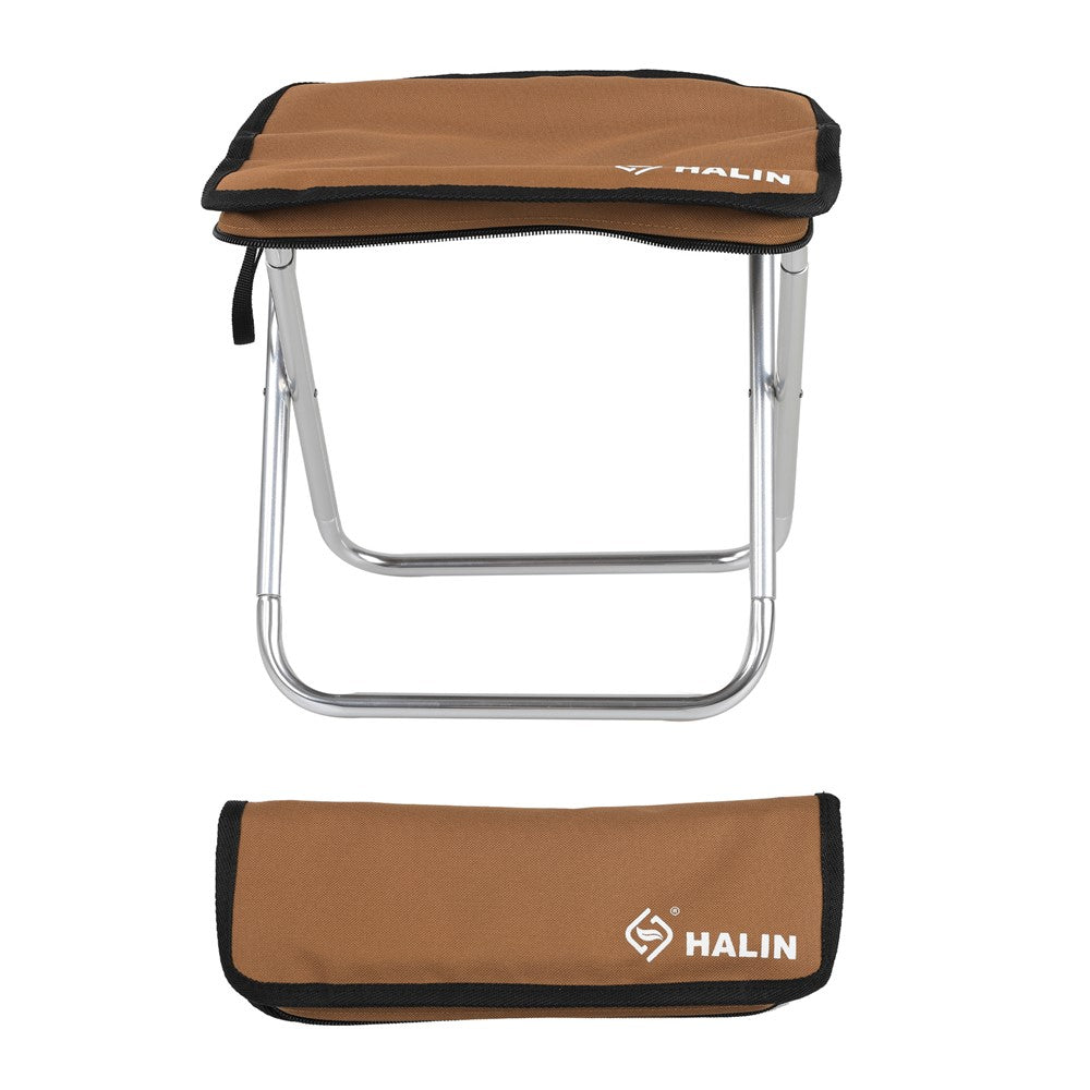 HALIN Camping Portable Folding Stools Ultralight Oxford Cloth + Aluminium Alloy Fishing Chair
