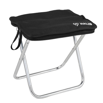 HALIN Camping Portable Folding Stools Ultralight Oxford Cloth + Aluminium Alloy Fishing Chair