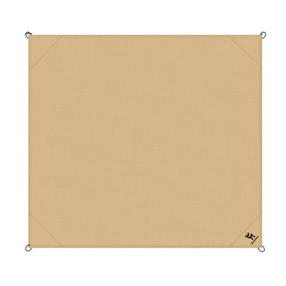 QUNATURE 600073 Portable Outdoor Picnic Blanket 210T Polyester Taffeta Ground Mat with 4 Stakes and Storage Bag