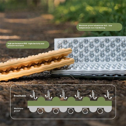 QUNATURE 600080 Outdoor Camping Foldable Moisture-Proof IXPE Pad Portable Picnic Seat Mat with Storage Bag