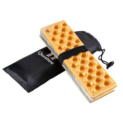 QUNATURE 600080 Outdoor Camping Foldable Moisture-Proof IXPE Pad Portable Picnic Seat Mat with Storage Bag