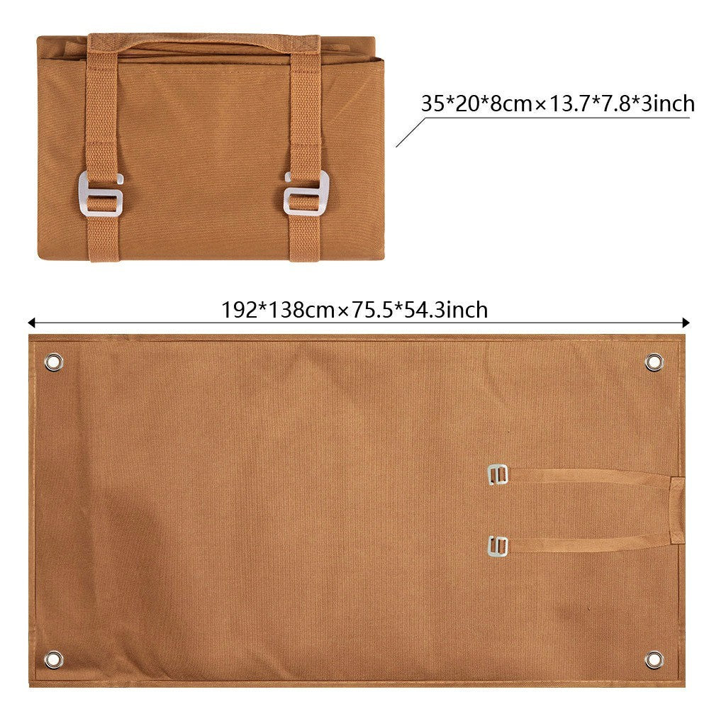 H348 192 x 138cm Waterproof Picnic Blanket Oxford Cloth Folding Camping Mat for Outdoor Beach