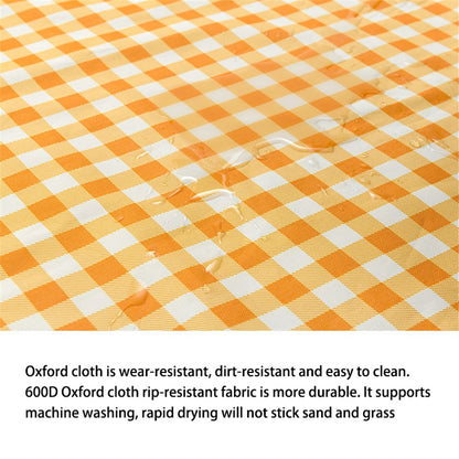 0210 145x200cm Portable Outdoor Camping Picnic Mat 600D Oxford Cloth Waterproof Lawn Beach Mat