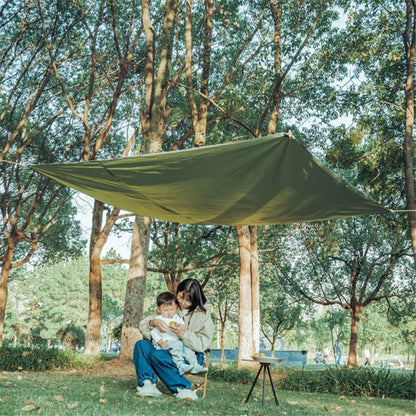 AOTU 240x220cm Portable 420D Oxford Cloth Moisture-proof Picnic Mat Outdoor Camping Carpet with Ground Nail