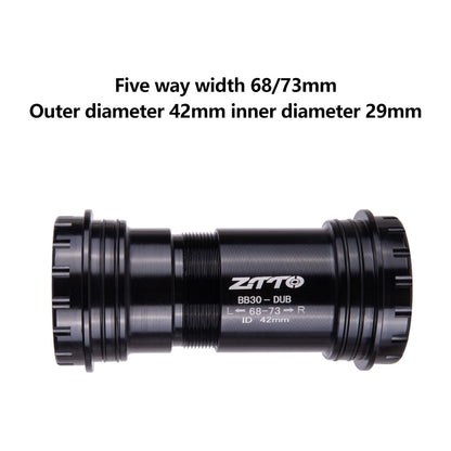 ZTTO BB30 68 / 73mm 42mm Frame Thread Lock Bicycle Bottom Bracket for SRAM / Truvativ DUB Crankset