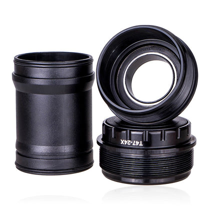 ZTTO T47 24mm Inner Diameter Aluminum Alloy Threaded Bearing Bike Bottom Bracket