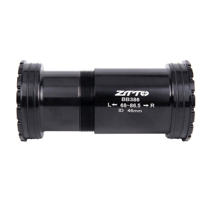 ZTTO BB386 Bicycle Bottom Bracket for BB386EVO / PF30 68 / 73 / 86mm 46mm Frame Shell 30mm Spindle Crankset Part
