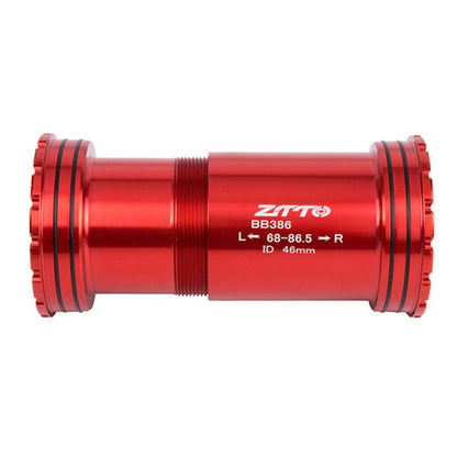 ZTTO BB386 Aluminum Alloy + Ceramic Bicycle Bottom Bracket (Outer Diameter: 46mm, Inner Diameter: 24mm)