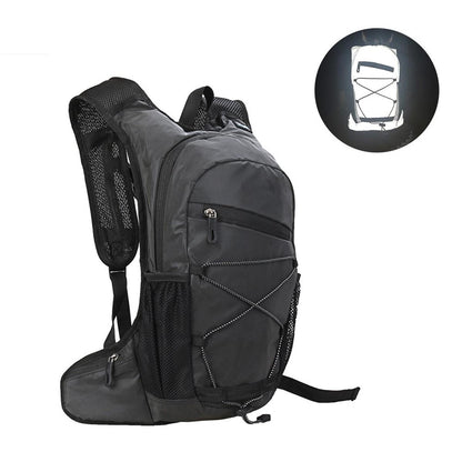 Running Cycling Backpack Reflective Lightweight Outdoor Sports Pack Water Bladder Compatible