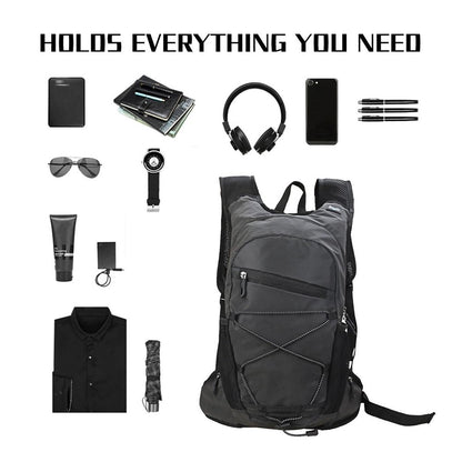 Running Cycling Backpack Reflective Lightweight Outdoor Sports Pack Water Bladder Compatible