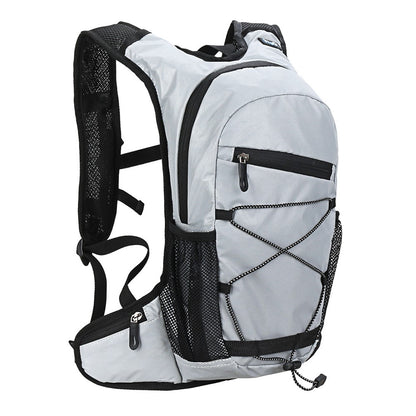 Running Cycling Backpack Reflective Lightweight Outdoor Sports Pack Water Bladder Compatible