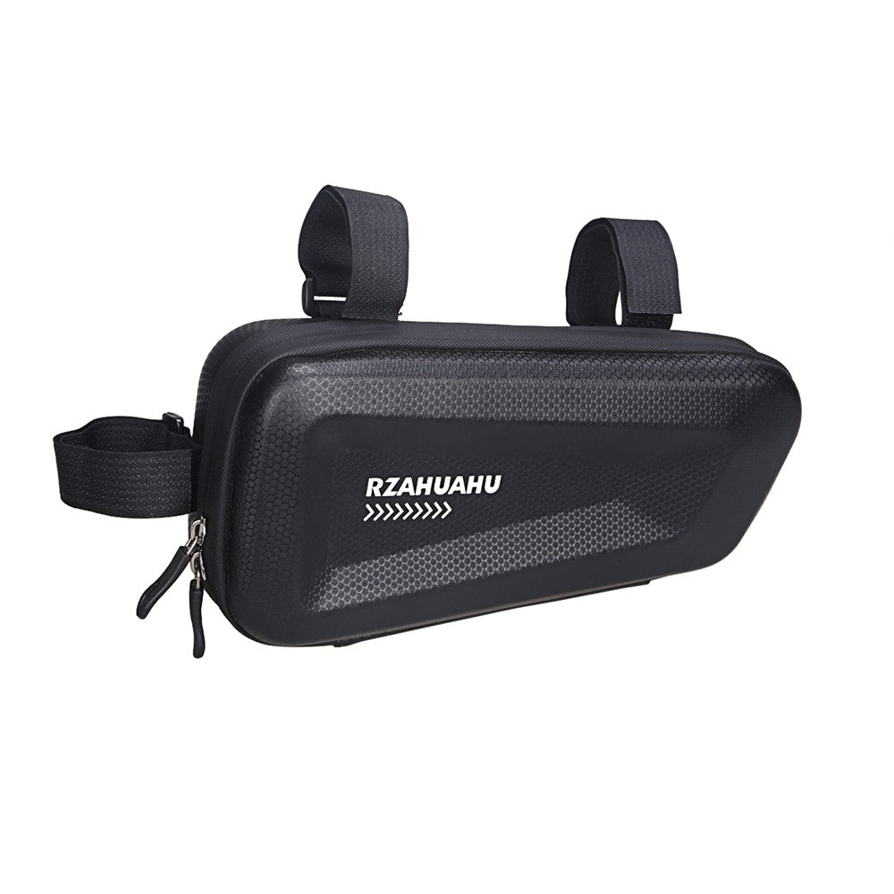 RZAHUAHU Bicycle Front Frame Hard Shell Bag Cycling Bike Waterproof Phone Tools Storage Bag