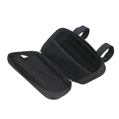 RZAHUAHU Bicycle Front Frame Hard Shell Bag Cycling Bike Waterproof Phone Tools Storage Bag