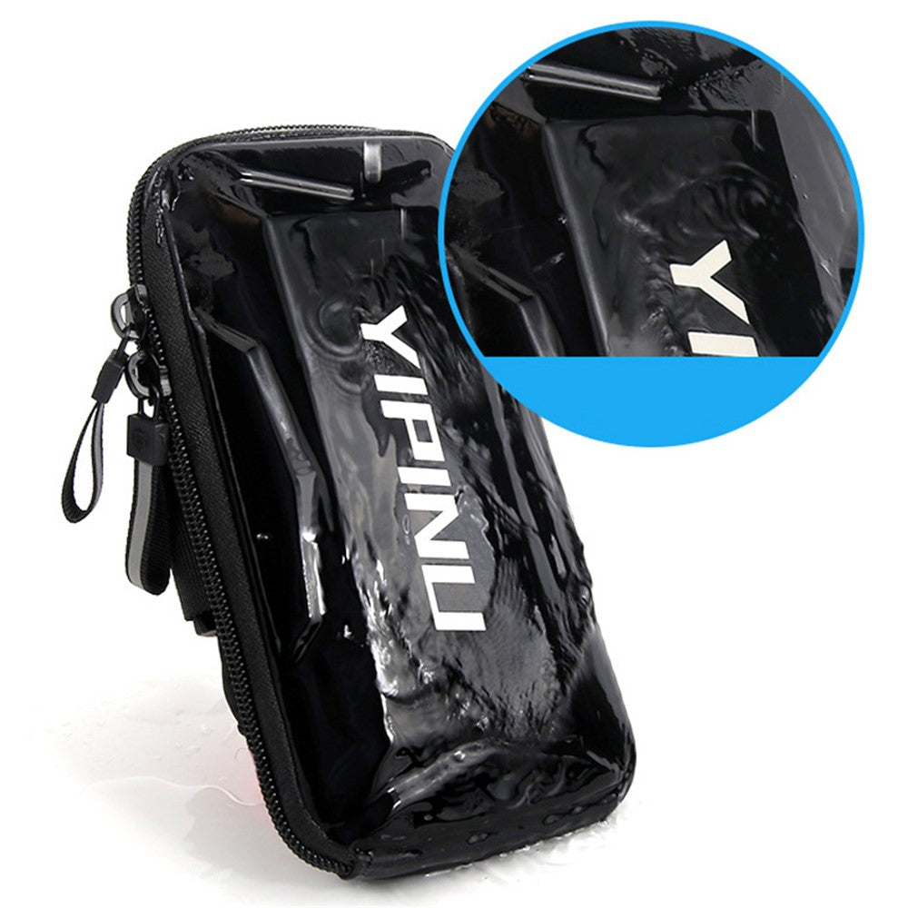 YIPINU 5 inch Phone Holder Running Armband Waterproof Phone Sleeve Gym Bag Sports Arm Band
