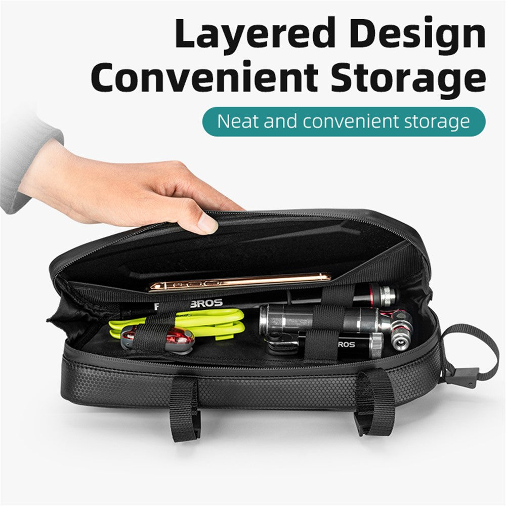 ROCKBROS Motorbike Hard Shell Phone Tools Storage Bag Anti-splash Motorcycle Triangle Bag