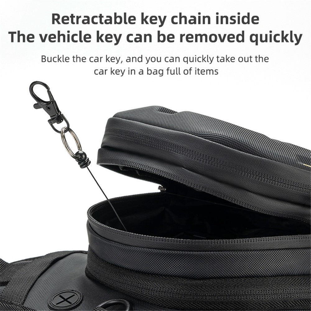 ROCKBROS B107 Large Capacity Motorcycle Leg Bag Hip Bum Fanny Pack Waterproof Motorcyclist Bag Outdoor Motorbike Waist Bag