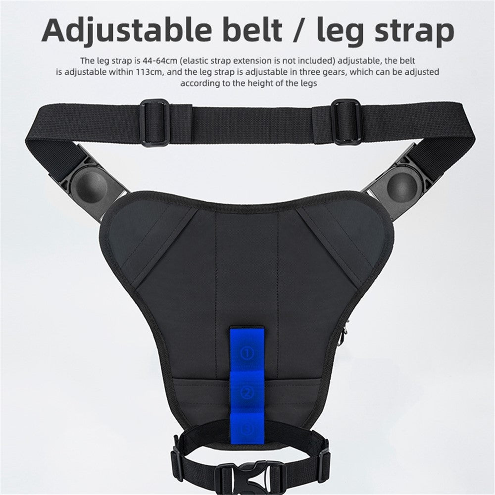 ROCKBROS B107 Large Capacity Motorcycle Leg Bag Hip Bum Fanny Pack Waterproof Motorcyclist Bag Outdoor Motorbike Waist Bag