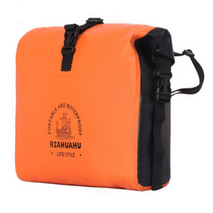 RZAHUAHU 9L Waterproof PVC Motorcycle Tool Bag Motorbike Handlebar Saddle Storage Bag