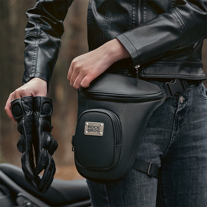 ROCKBROS MTB001 Polyester+PU+EVA Waist Bag Fanny Pack Crossbody Bag Thigh Leg Hip Holster Purse for Cycling