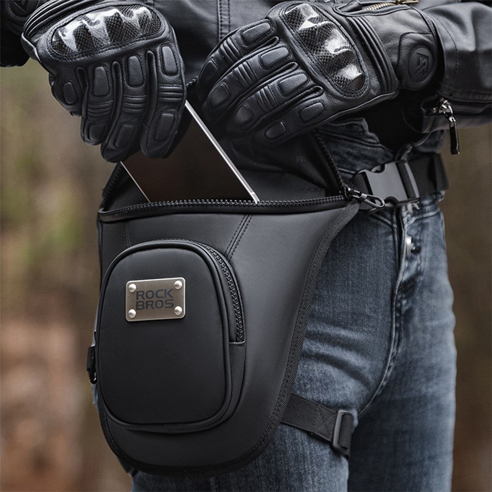 ROCKBROS MTB001 Polyester+PU+EVA Waist Bag Fanny Pack Crossbody Bag Thigh Leg Hip Holster Purse for Cycling