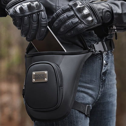 ROCKBROS MTB001 Polyester+PU+EVA Waist Bag Fanny Pack Crossbody Bag Thigh Leg Hip Holster Purse for Cycling