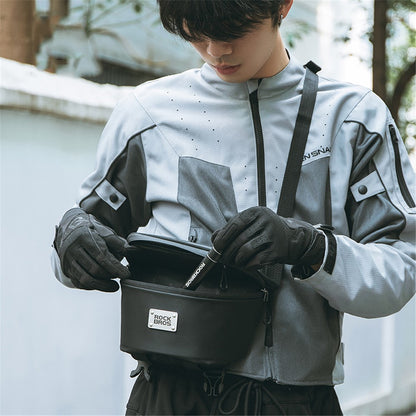 ROCKBROS B113 Scooter Waterproof Touch Screen Front Bag Mobile Phone Bag Electric Motorcycle Hanging Bag