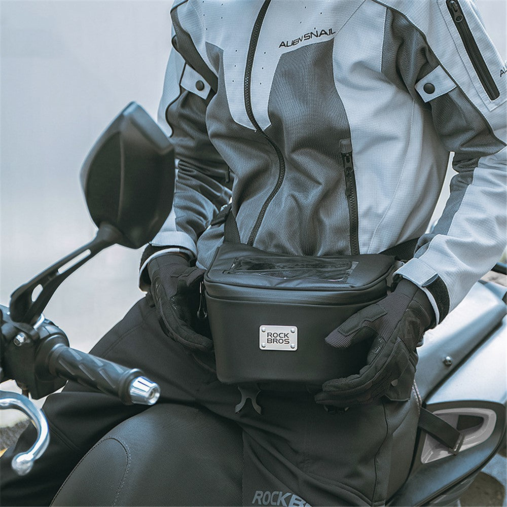 ROCKBROS B113 Scooter Waterproof Touch Screen Front Bag Mobile Phone Bag Electric Motorcycle Hanging Bag