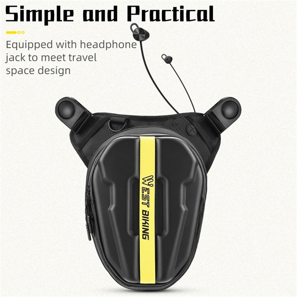 WEST BIKING YP0707352 Motorcycle Leg Bag Oil Tank Bag Crossbody Bag