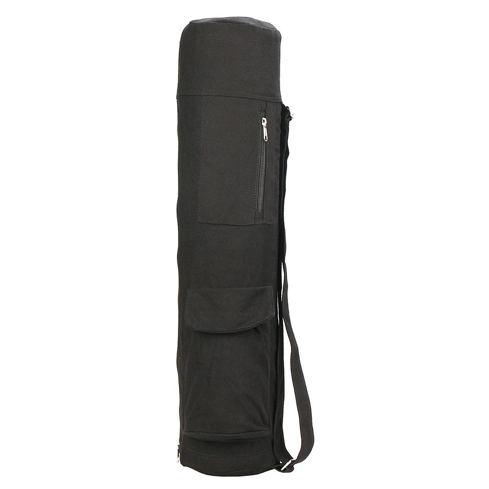 B-SOUL YA254 Yoga Mat Storage Bag Cotton Linen Fitness Pad Carrying Bag